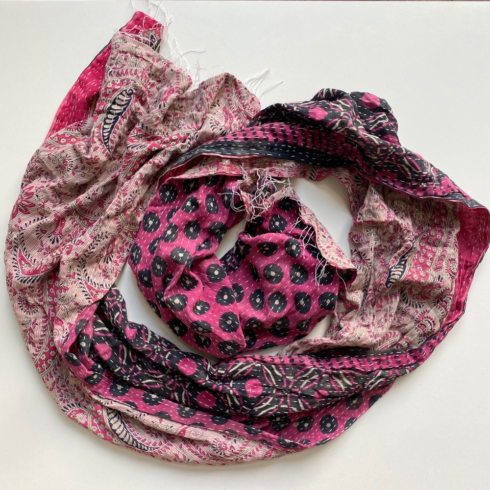 Boho Recycled Sari Scarf